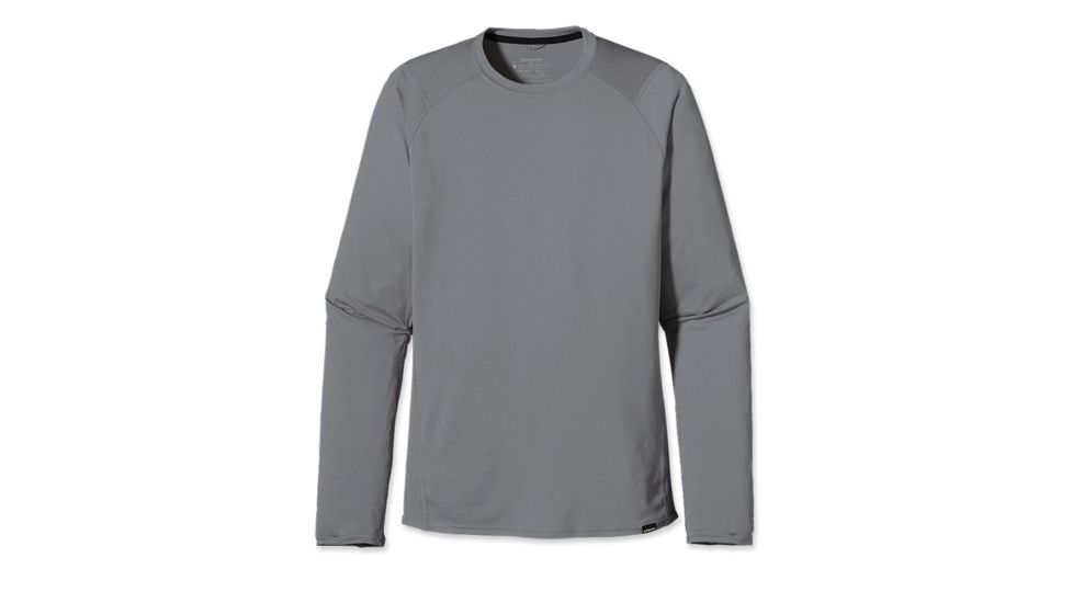 Patagonia Capilene 1 Silkweight Crew Long Sleeve - Men's-Nickel-Small