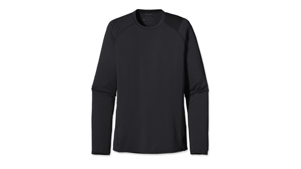 Patagonia Capilene 1 Silkweight Crew - Men's-Black-XX-large