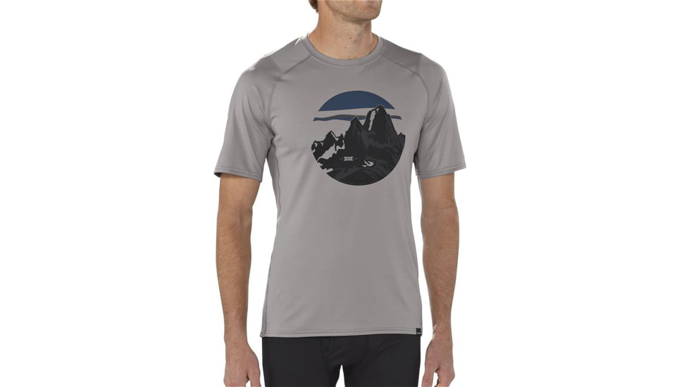 Patagonia Capilene 1 Silkweight Graphic T-Shirt - Men's-Camoscape/Alpha Green-X-Large