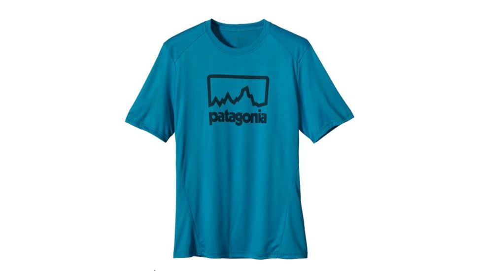 Patagonia Capilene 1 Silkweight Graphic T-Shirt - Men's-Grecian Blue-X-Large