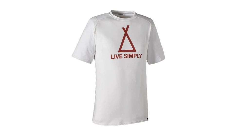 Patagonia Capilene 1 Silkweight Graphic T-Shirt - Men's-Tent Life/White-Small