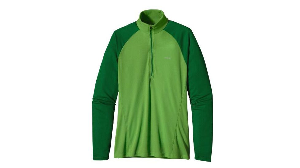 Patagonia Capilene 2 Lightweight Long Sleeve Zip-Neck - Men's-Cilantro-X-Large