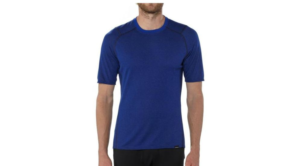 Patagonia Capilene 2 Lightweight T-Shirt - Men's-Classic Navy/Viking Blue-Medium