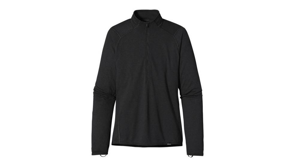 Patagonia Capilene 2 Lightweight Zip-Neck - Mens-Black-Small