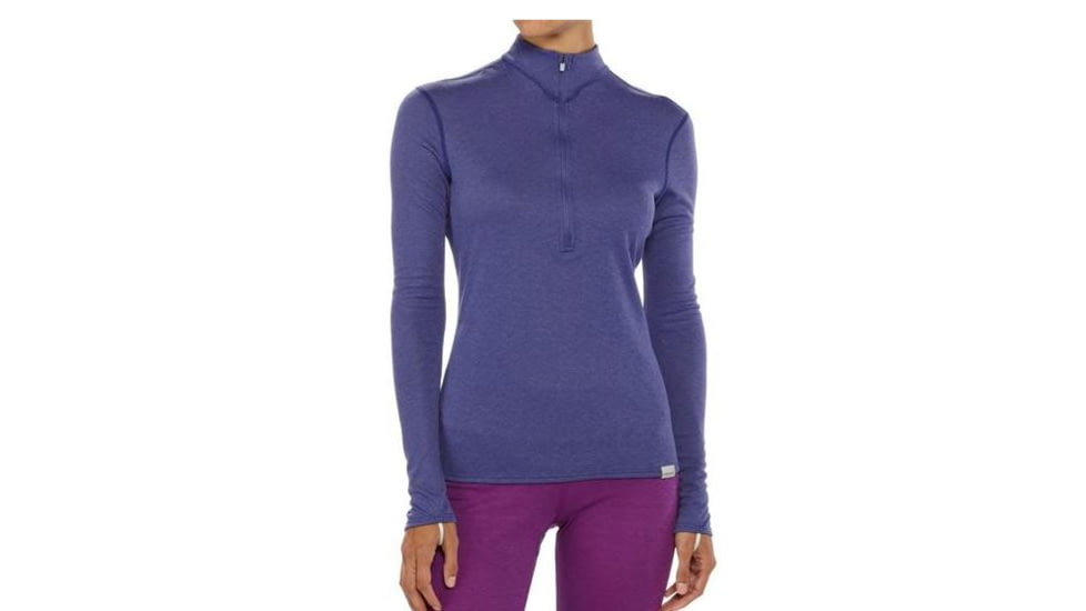 Patagonia Capilene 2 Lightweight Zip-Neck - Women's-Teal Green/Aloe Green-Small