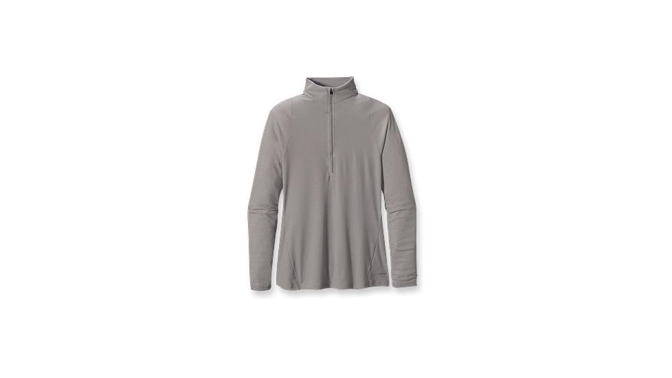 Patagonia Capilene 2 Lightweight Zip Neck - Women's-Feather Grey-Large