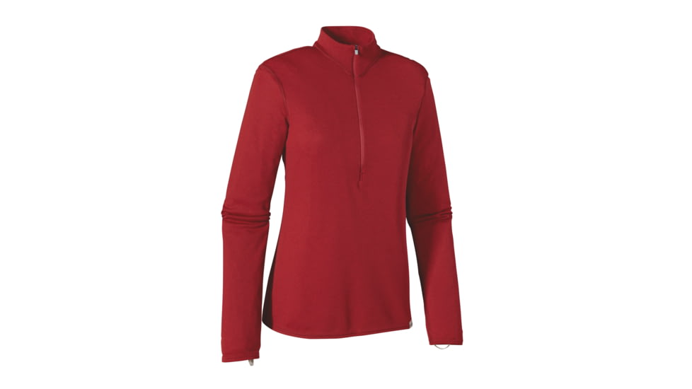 Patagonia Capilene 2 Lightweight Zip-Neck - Women's-Wax Red/Cochineal Red-Small