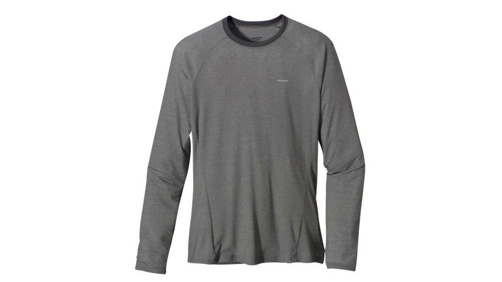 Patagonia Capilene 2 Long Sleeve Crew - Men's-Forge Grey/Feather Grey/X-Dye-Small
