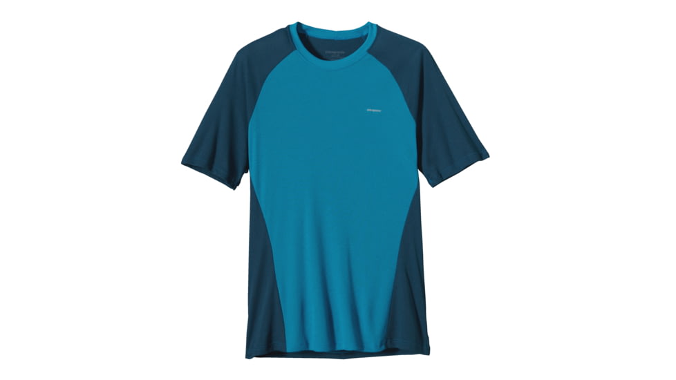 Patagonia Capilene 2 T-Shirt - Men's-Grecian Blue-Medium