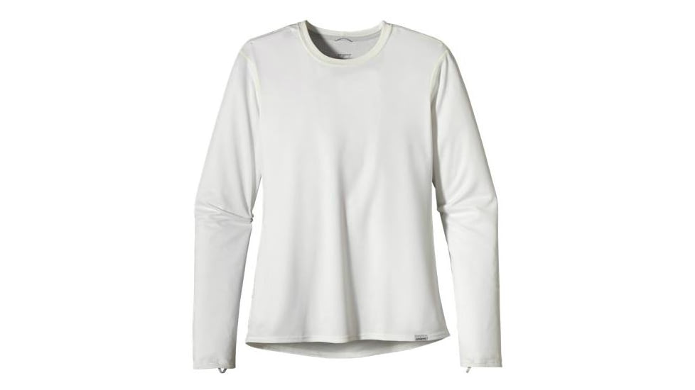 Patagonia Capilene 3 Midweight Crew Long Sleeve - Women's-Birch White-Large