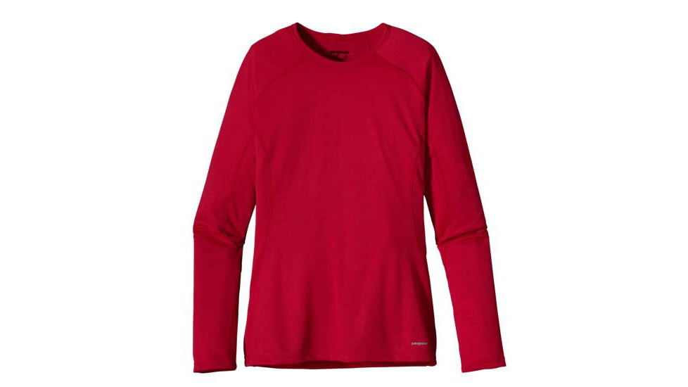 Patagonia Capilene 3 Midweight Crew Long Sleeve - Women's-Maraschino-Large