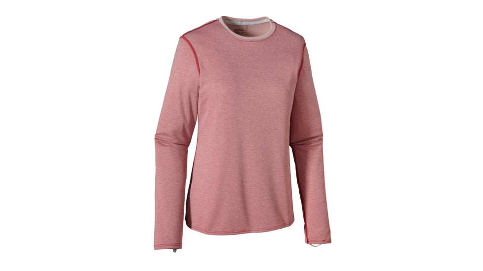 Patagonia Capilene 3 Midweight Crew - Women's-Cochineal Red/Cupcake Pink-Large