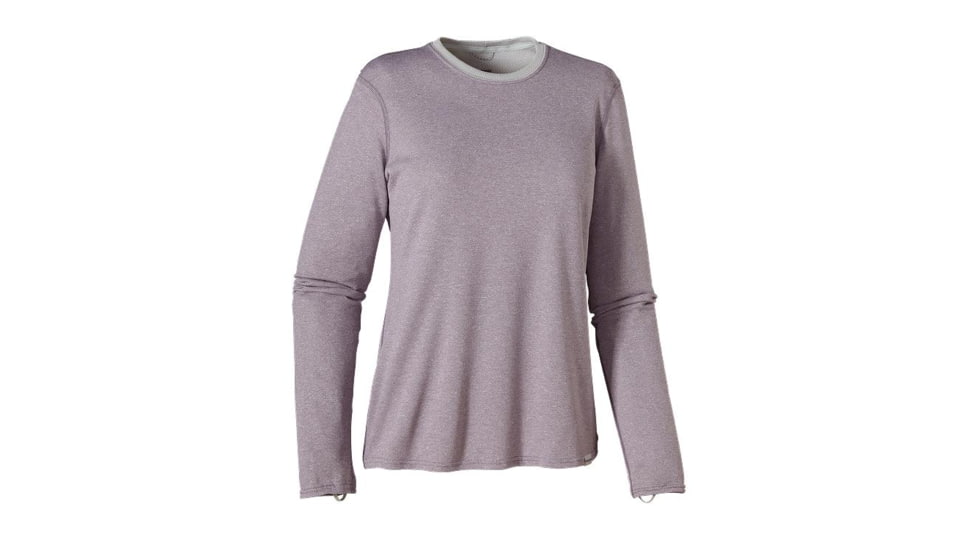 Patagonia Capilene 3 Midweight Crew - Women's-Tyrian Purple/Tailored Grey-Large