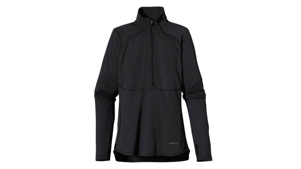 Patagonia Capilene 4 EW Zip-Neck - Women's-Black / Rockwall-Large