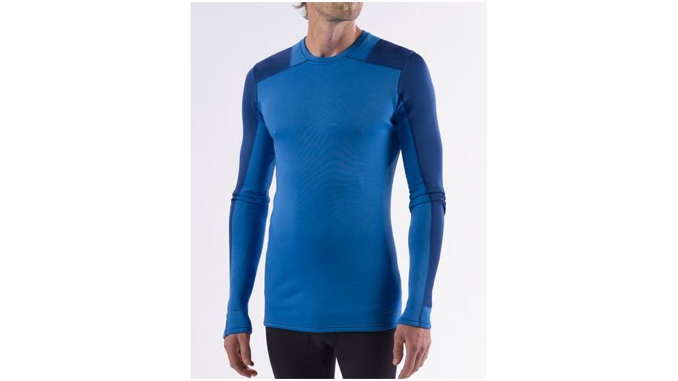 Patagonia Capilene 4 Expedition Weight Crew - Men's-Forge Grey/Narwhal Grey-X-Large