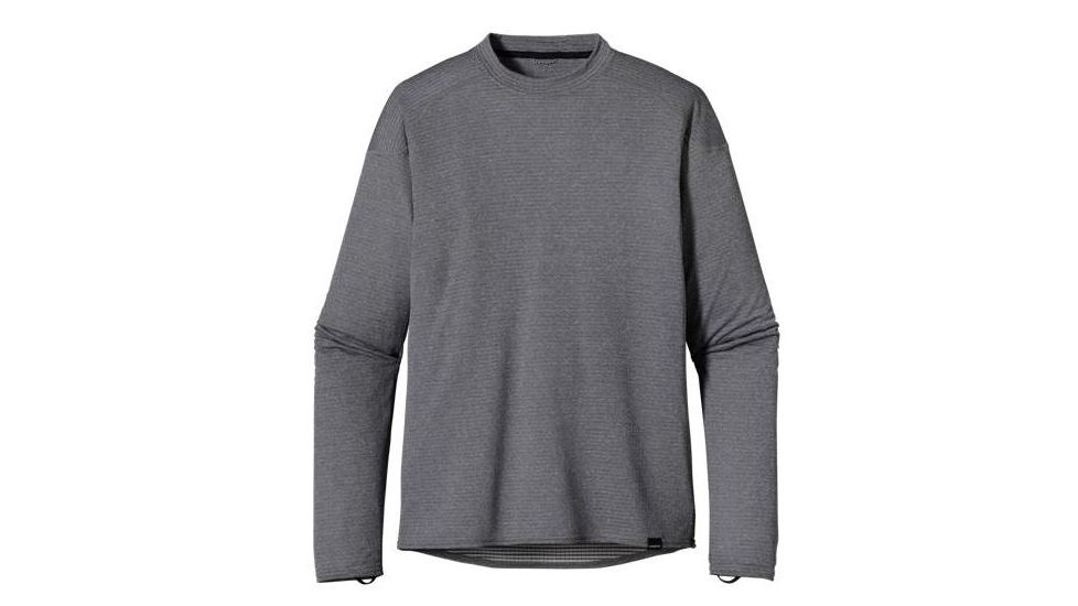 Patagonia Capilene 4 Expedition Weight Crew - Men's-Nickel/Tailored Grey-Small
