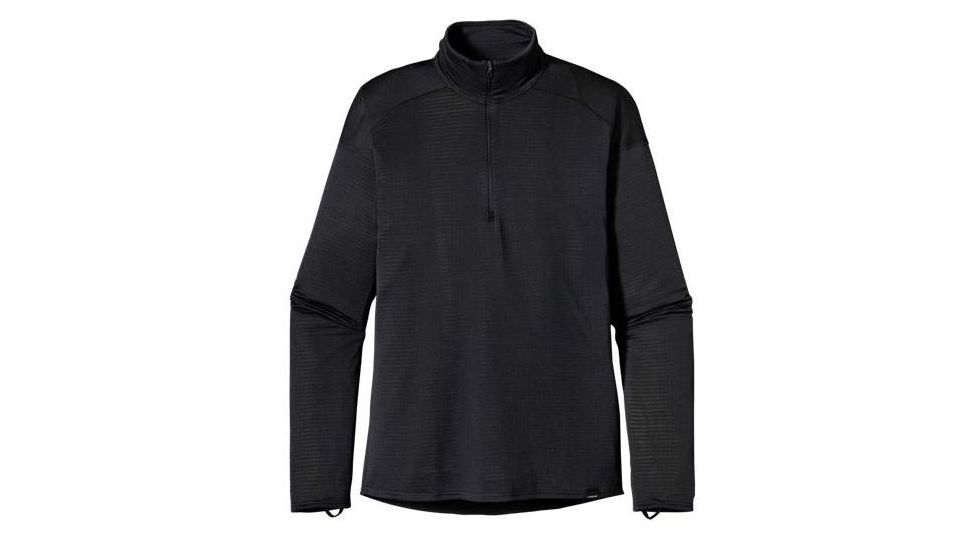 Patagonia Capilene 4 Long Sleeve Zip-Neck - Men's-Black / Rockwall-X-Large