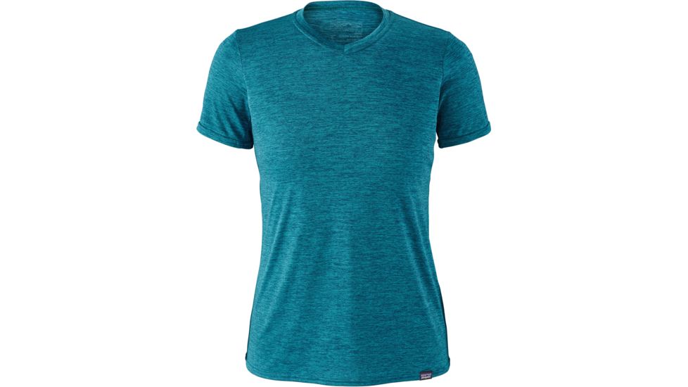 Patagonia Capilene Daily T-Shirt - Women's -Elwha Blue/Navy Blue X-Dye-Small