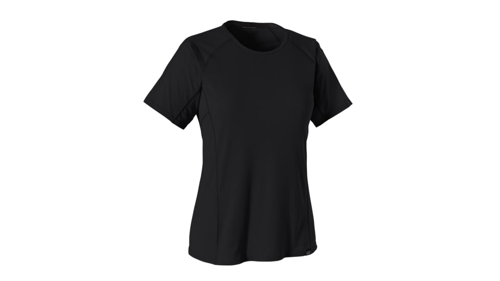 Patagonia Capilene Lightweight T-Shirt - Womens-Black-Medium