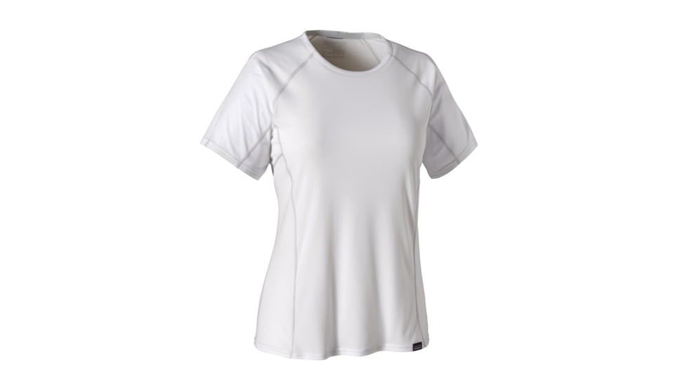 Patagonia Capilene Lightweight T-Shirt - Womens-White-Small