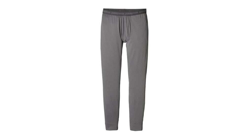 Patagonia Capilene Midweight Bottoms - Mens-Forge Grey/Feather Grey-Small