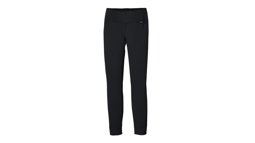 Patagonia Capilene Midweight Bottoms - Womens-Black-X-Small