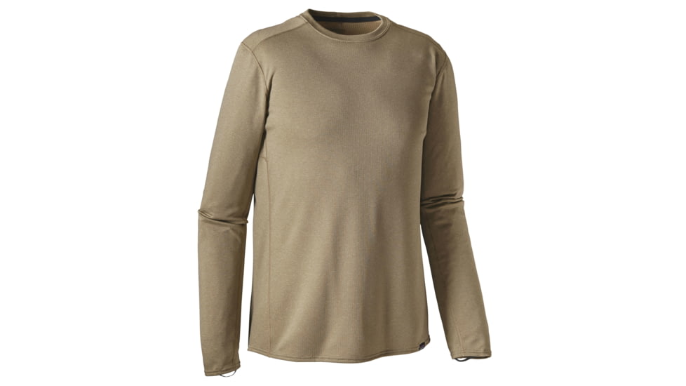 Patagonia Capilene Midweight Crew - Men's-Ash Tan/El Cap Khaki-Small