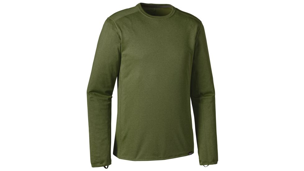 Patagonia Capilene Midweight Crew - Men's-Buffalo Green/Nouveau Green X-Dye-Large