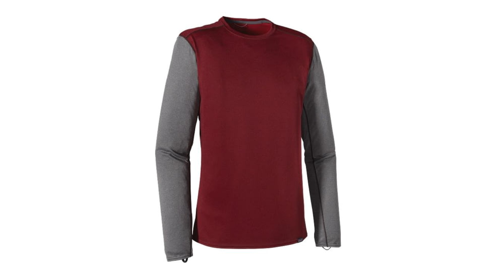 Patagonia Capilene Midweight Crew - Men's-Deep Mahogany/Classic Red-Small