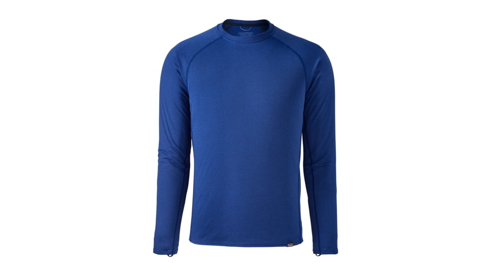 Patagonia Capilene Midweight Crew - Mens-Viking Blue/Navy Blue X-Dye-X-Large