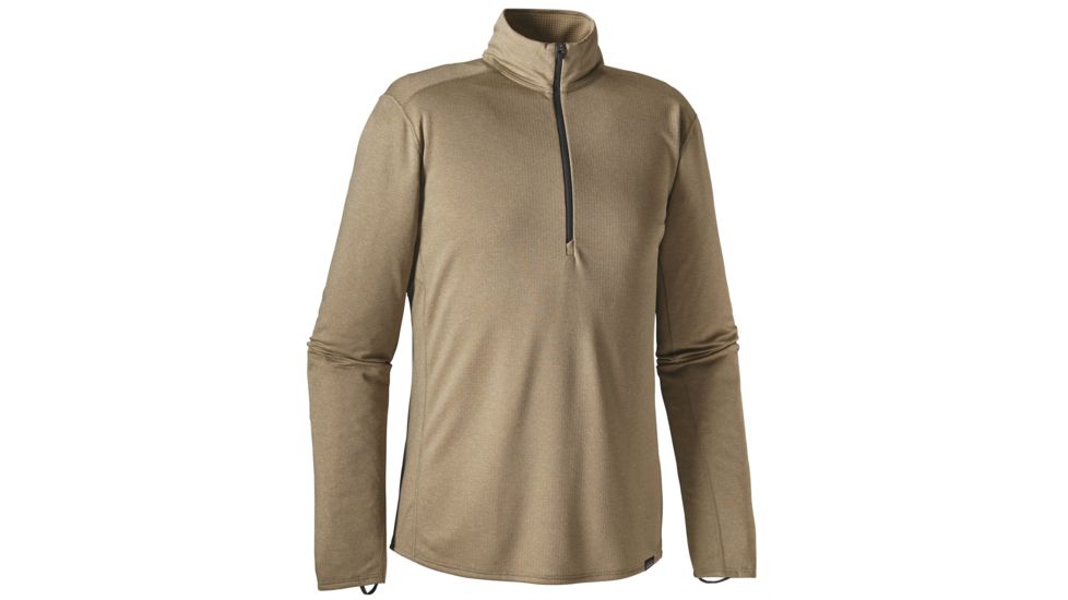 Patagonia Capilene Midweight Zip-Neck - Men's-Ash Tan/El Cap Khaki-Small