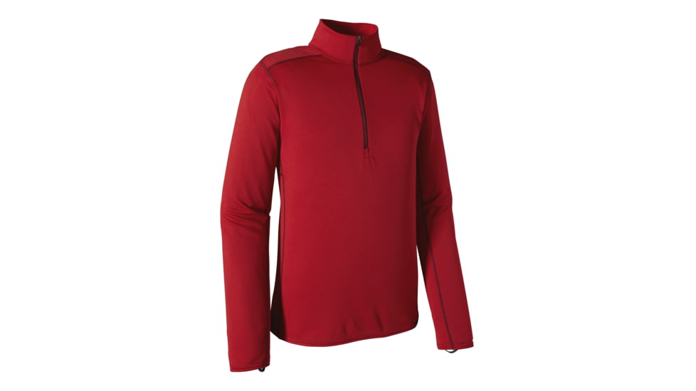 Patagonia Capilene Midweight Zip-Neck - Mens-Classic Red/French Red-Large