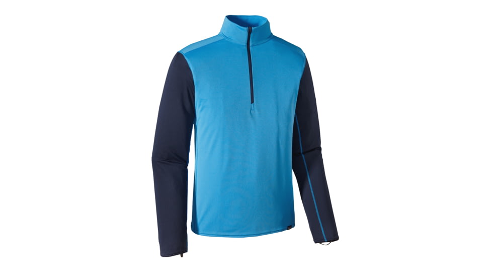 Patagonia Capilene Midweight Zip-Neck - Mens-Electron Blue-Large