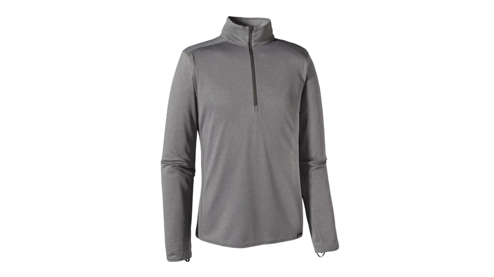 Patagonia Capilene Midweight Zip-Neck - Mens-Forge Grey/Feather Grey-X-Small
