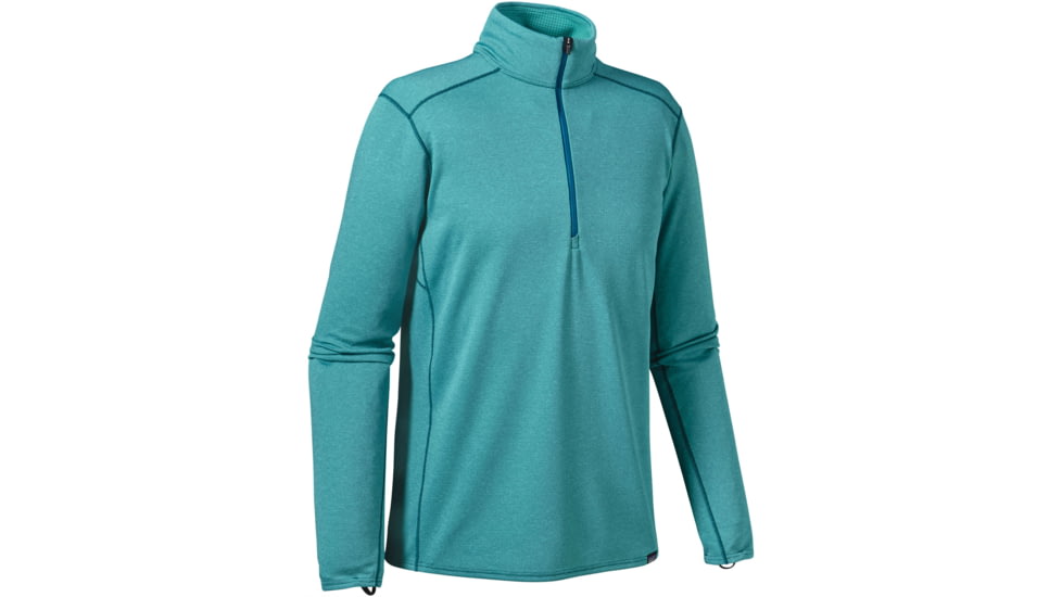 Capilene Midweight Zip-Neck - Mens-Underwater Blue/Howling Turquoise X-Dye-X-Large