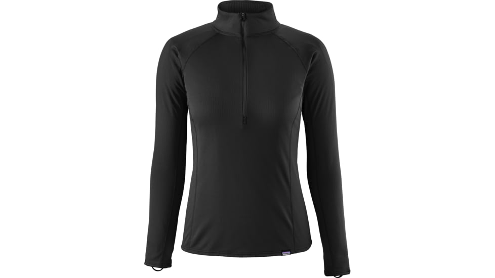 Patagonia Capilene Midweight Zip-Neck - Women's-Black-X-Large