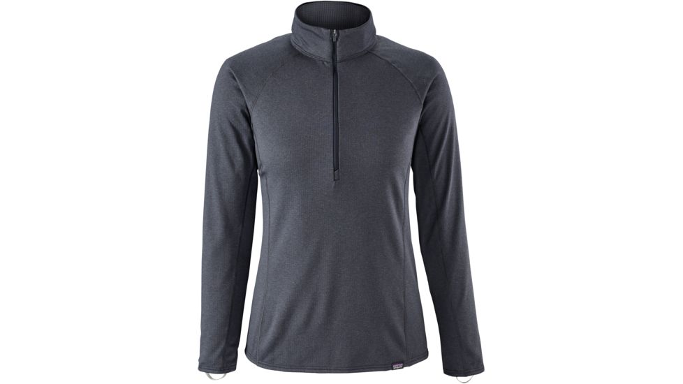 Patagonia Capilene Midweight Zip-Neck - Women's-Smolder Blue/Navy Blue X-Dye-Large