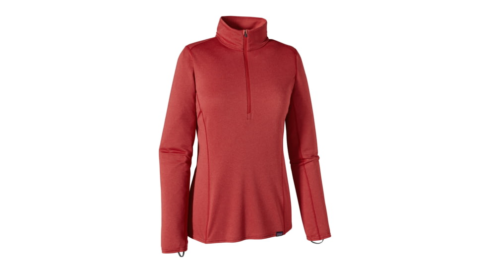 Patagonia Capilene Midweight Zip-Neck - Womens-Classic Red/Sumac Red-Large