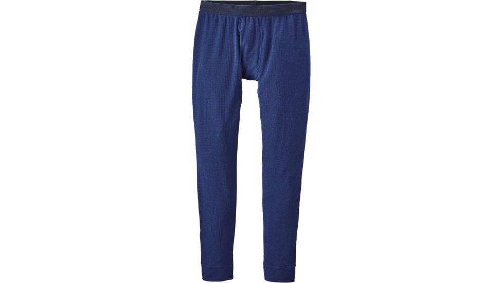 Patagonia Capilene Thermal Weight Bottoms - Men's-Viking Blue/Navy Blue X-Dye-Small