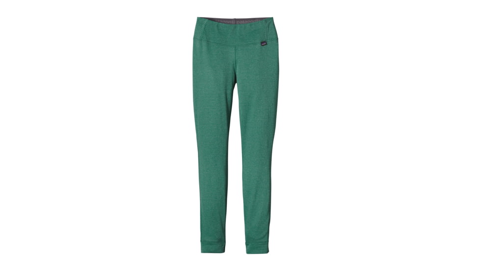 Patagonia Capilene Thermal Weight Bottoms - Womens-Arbor Green/Aqua Stone-Large