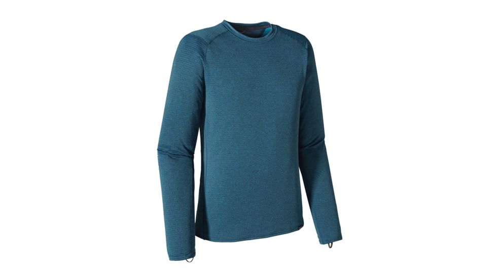 Patagonia Capilene Thermal Weight Crew - Mens-Smolder Blue/Electron Blue-Medium