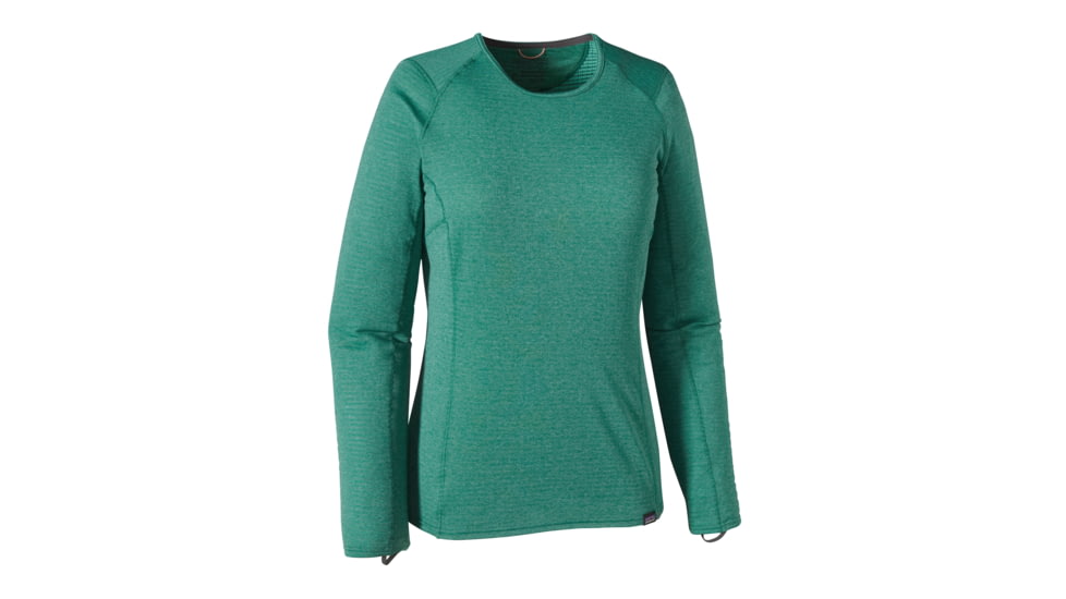 Patagonia Capilene Thermal Weight Crew - Womens-Arbor Green/Aqua Stone-Large