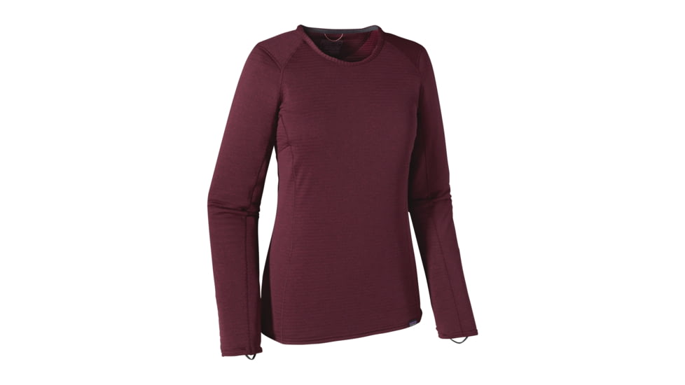 Patagonia Capilene Thermal Weight Crew - Womens-Deep Mahogany/Oxblood Red-X-Small