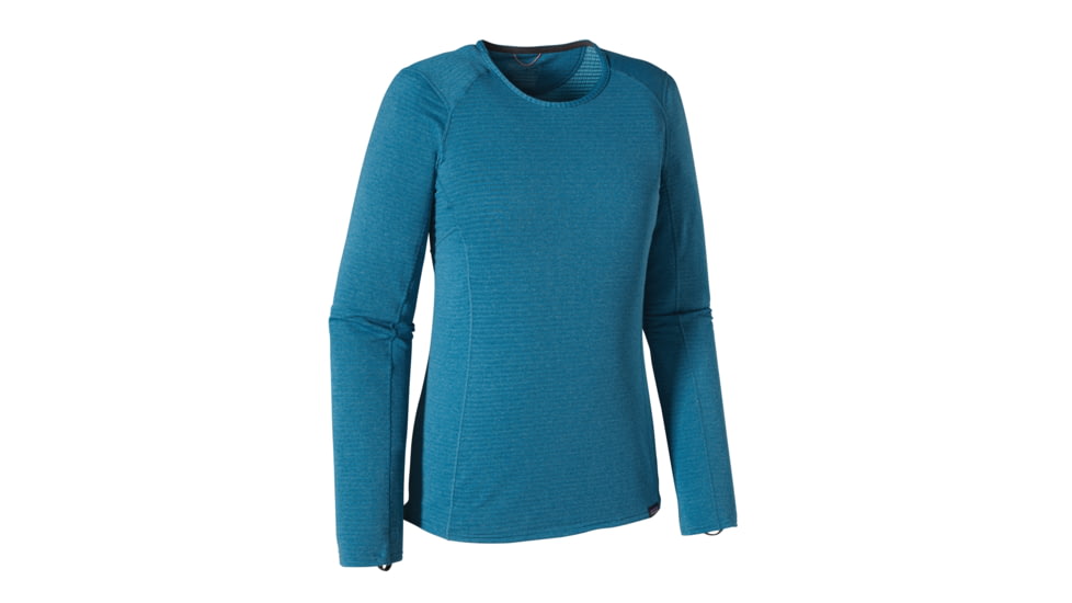 Patagonia Capilene Thermal Weight Crew - Womens-Ultramarine/Underwater Blue-X-Small