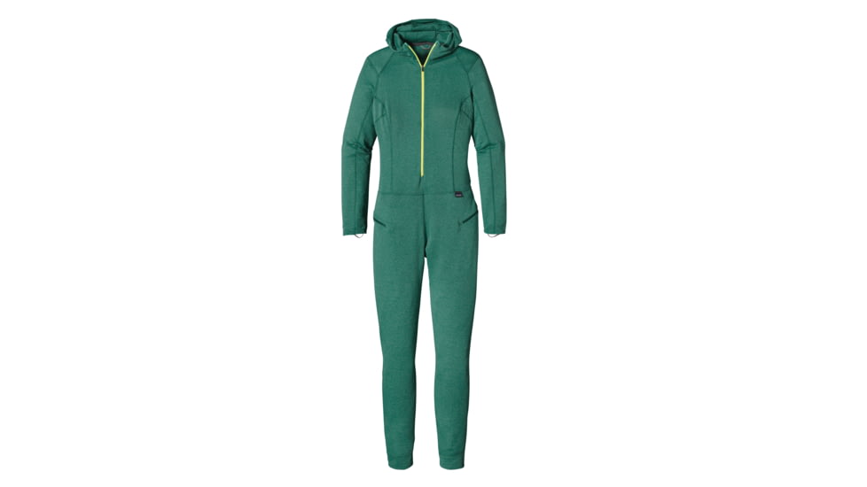 Patagonia Capilene Thermal Weight One-Piece Suit - Womens-Arbor Green/Aqua Stone-Large