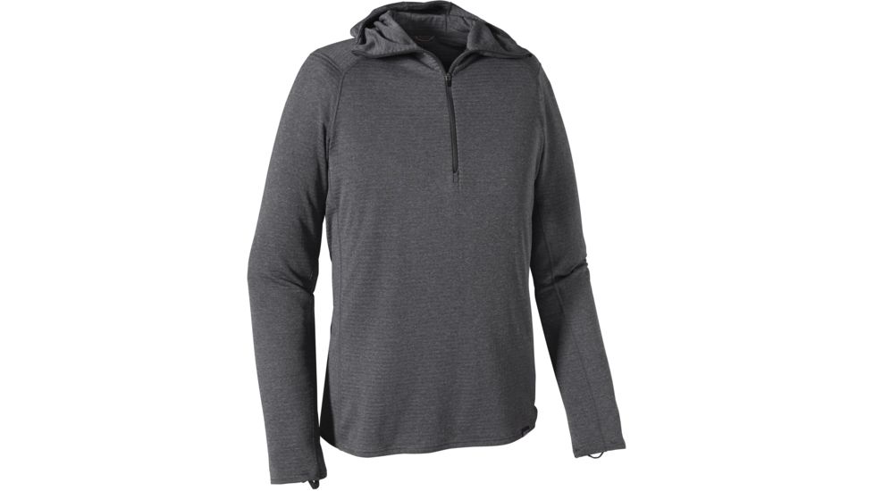 Patagonia Capilene Thermal Weight Zip-Neck Hoody - Men's-Forge Grey/Feather Grey-X-Small
