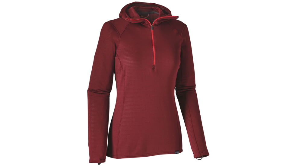 Patagonia Capilene Thermal Weight Zip-Neck Hoody - Women's-Drumfire Red-X-Large