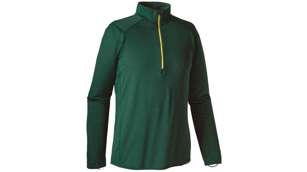 Patagonia Capilene Thermal Weight Zip-Neck - Men's-Carbon/Legend Green-X-Large