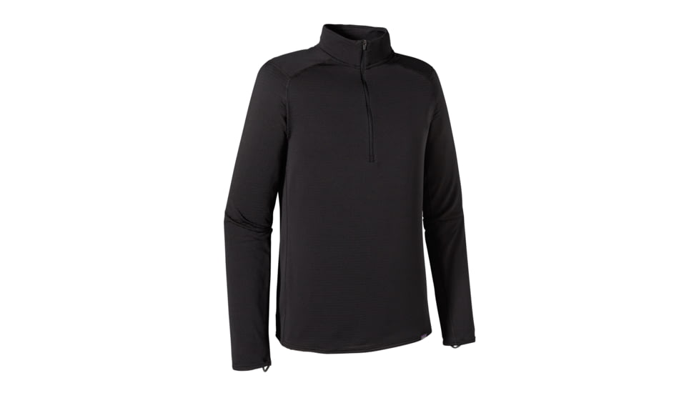 Patagonia Capilene Thermal Weight Zip-Neck - Mens-Black-Medium