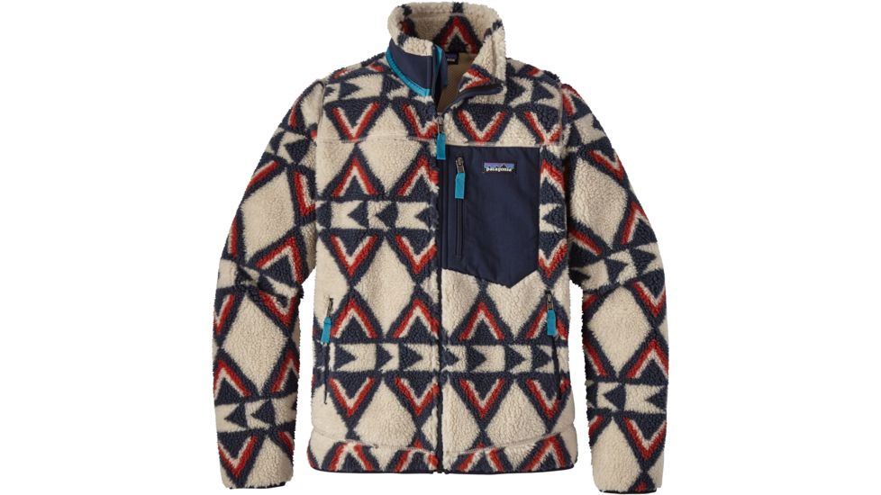 Patagonia Classic Retro-X Jacket - Women's-Brass Hawk/Smolder Blue-Large